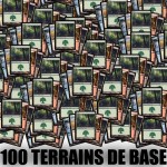 Produit N�12513 : Magic l'Assembl�e - Lot de 100 terrains de base