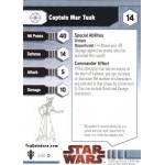 Produit N�15356 : 05 - Captain Mar Tuuk [Star Wars Miniatures - Galaxy at War] 