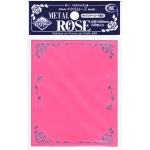 KMC - 50 Prot�ges Cartes - 92x66mm - Card Barrier - Metal Rose - Pink