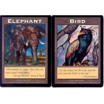 Double Token: Elephant / Bird