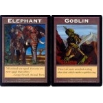 Double Token: Elephant / Goblin
