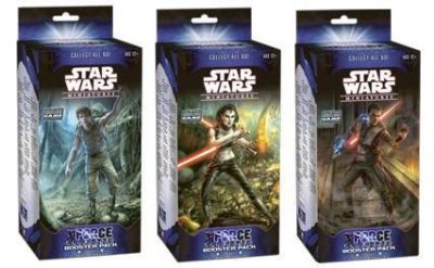 Booster Star Wars Miniatures - Carton de 6 The Force Unleashed Huge Pack
