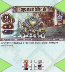 021 - Commune -  Harponneur tritonide [Biolith Rebellion - Cartes The Eye of judgment]