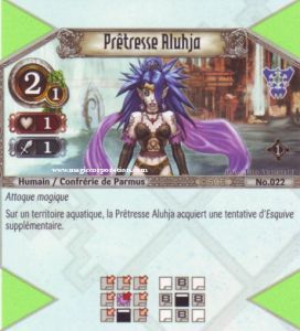 022 - Commune -  Pr�tresse Aluhja [Biolith Rebellion - Cartes The Eye of judgment]