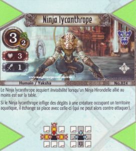 024 - Peu Commune -  Ninja lycanthrope [Biolith Rebellion - Cartes The Eye of judgment]