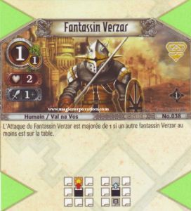 038 - Commune -  Fantassin Verzar [Biolith Rebellion - Cartes The Eye of judgment]