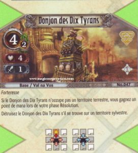 047 - Peu Commune -  Donjon des Dix Tyrans [Biolith Rebellion - Cartes The Eye of judgment]