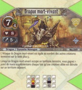 049 - Rare -  Dragon mort-vivant [Biolith Rebellion - Cartes The Eye of judgment]