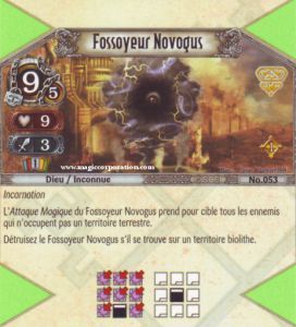 053 - Rarissime -  Fossoyeur Novogus [Biolith Rebellion - Cartes The Eye of judgment]