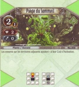 058 - Commune -  Pi�ge du Sommeil [Biolith Rebellion - Cartes The Eye of judgment]