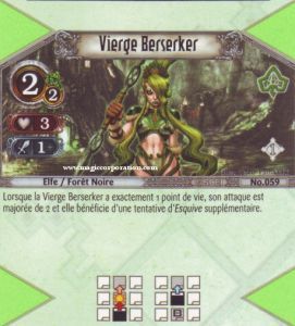 059 - Peu Commune -  Vierge Berseker [Biolith Rebellion - Cartes The Eye of judgment]