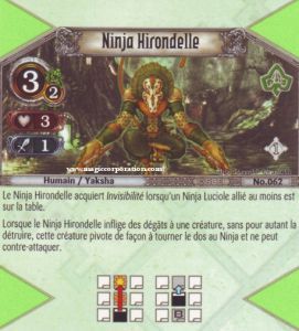 062 - Peu Commune -  Ninja Hirondelle [Biolith Rebellion - Cartes The Eye of judgment]