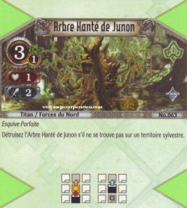 063 - Rare -  Arbre Hant� de Junon [Biolith Rebellion - Cartes The Eye of judgment]