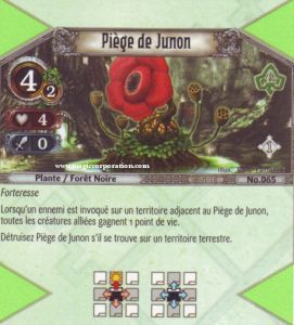 065 - Peu Commune -  Pi�ge de Junon [Biolith Rebellion - Cartes The Eye of judgment]