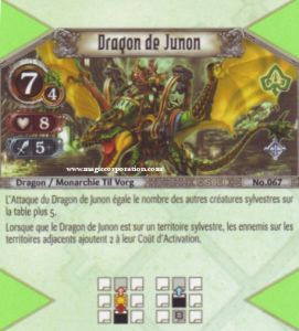 067 - Rare -  Dragon de Junon [Biolith Rebellion - Cartes The Eye of judgment]