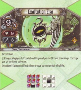 071 - Rarissime -  Exaltation Elfe [Biolith Rebellion - Cartes The Eye of judgment]