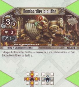 073 - Commune -  Bombardier Biolithe [Biolith Rebellion - Cartes The Eye of judgment]
