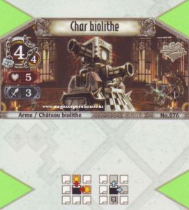 076 - Commune -  Char Biolithe [Biolith Rebellion - Cartes The Eye of judgment]