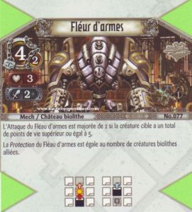 077 - Commune -  Fl�au d'Armes [Biolith Rebellion - Cartes The Eye of judgment]