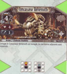 079 - Peu Commune -  Concasseur B�h�mot [Biolith Rebellion - Cartes The Eye of judgment]