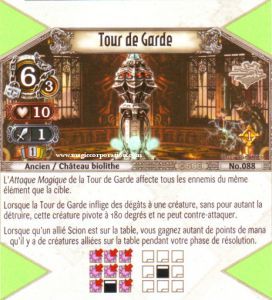 088 - Rarissime -  Tour de Garde [Biolith Rebellion - Cartes The Eye of judgment]