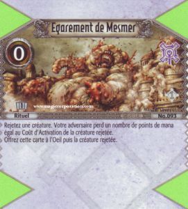 093 - Peu Commune -  Egarement de Mesmer [Biolith Rebellion - Cartes The Eye of judgment]