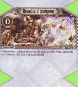 094 - Commune -  Brouillard trompeur [Biolith Rebellion - Cartes The Eye of judgment]