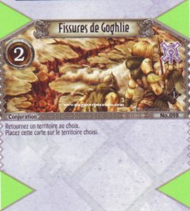 098 - Commune -  Fissures de Goghlie [Biolith Rebellion - Cartes The Eye of judgment]