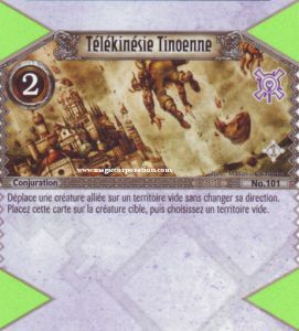 101 - Peu Commune -  T�l�kin�sie Tinoenne [Biolith Rebellion - Cartes The Eye of judgment]