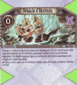 104 - Peu Commune -  D�b�cle de Okunada [Biolith Rebellion - Cartes The Eye of judgment]