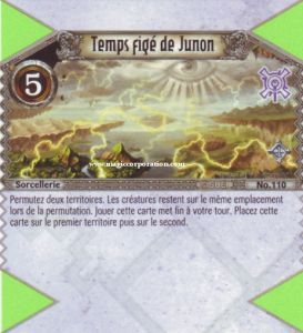 110 - Rare -  Temps fig� de Junon [Biolith Rebellion - Cartes The Eye of judgment]