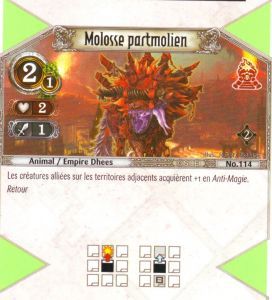114 - Commune - Molosse partmolien [Biolith Rebellion 2 - Cartes The Eye of judgment]