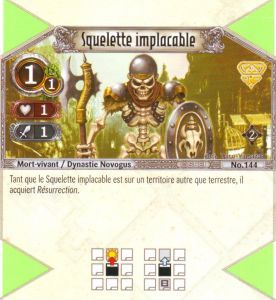 144 - Commune - Squelette implacable [Biolith Rebellion 2 - Cartes The Eye of judgment]