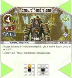 166 - Rare - Samoura� Sombrelame [Biolith Rebellion 2 - Cartes The Eye of judgment]