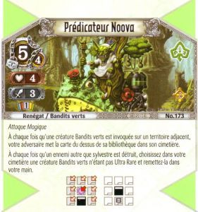 173 - Rarissime - Pr�dicateur Noova [Biolith Rebellion 2 - Cartes The Eye of judgment]