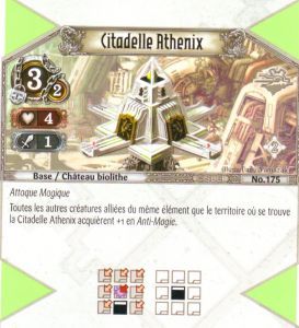175 - Peu Commune - Citadelle Athenix [Biolith Rebellion 2 - Cartes The Eye of judgment]