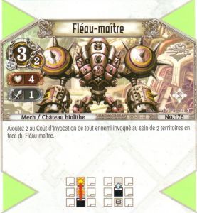 176 - Peu Commune - Fl�au-ma�tre [Biolith Rebellion 2 - Cartes The Eye of judgment]