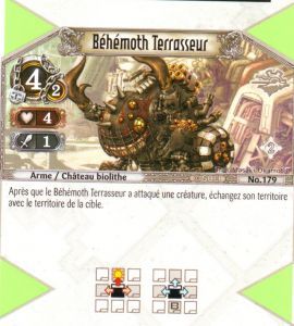179 - Peu Commune - B�h�moth Terrasseur [Biolith Rebellion 2 - Cartes The Eye of judgment]
