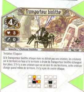 180 - Commune - Transporteur biolithe [Biolith Rebellion 2 - Cartes The Eye of judgment]