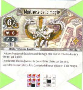 183 - Rarissime - Ma�tresse de la magie [Biolith Rebellion 2 - Cartes The Eye of judgment]