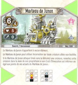 188 - Rare - Marteau de Junon [Biolith Rebellion 2 - Cartes The Eye of judgment]