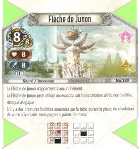 189 - Rarissime - Fl�che de Junon [Biolith Rebellion 2 - Cartes The Eye of judgment]