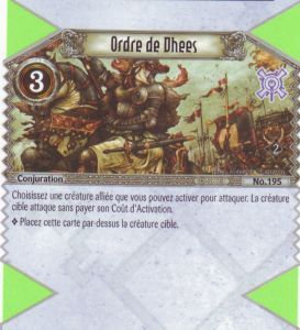 195 - Commune - Ordre de Dhees [Biolith Rebellion 2 - Cartes The Eye of judgment]