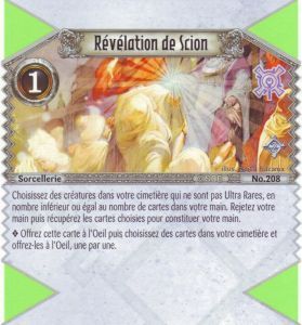 208 - Rare - R�v�lation de Scion [Biolith Rebellion 2 - Cartes The Eye of judgment]