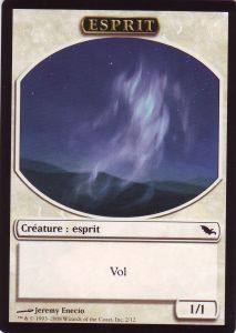 Token Officiel Magic: Esprit ( Symbole Sombrelande)