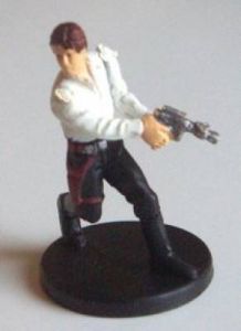 30 -  Han Solo, Smuggler [Star Wars Miniatures - Knights of the Old Republic]