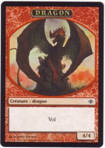 Token Officiel Magic: Dragon ( Symbole Eclats d'Alara)