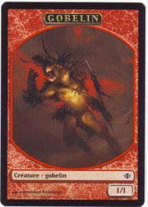 Token Officiel Magic: Gobelin ( Symbole Eclats d'Alara)