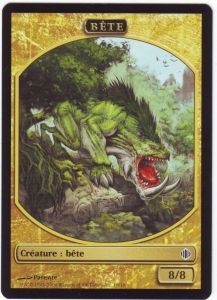 Token Officiel Magic: B�te ( Symbole Eclats d'Alara)