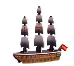 SS-008 - Cazador del pirata (Ship) - Pirates of the Spanish Main